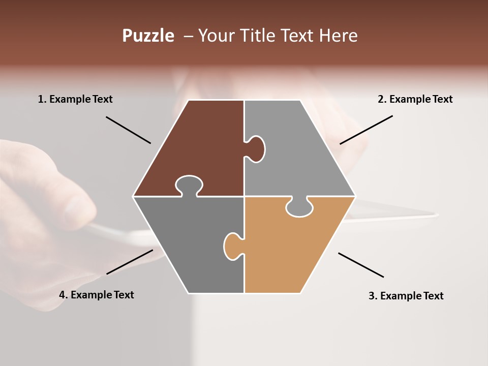 Display Male White PowerPoint Template