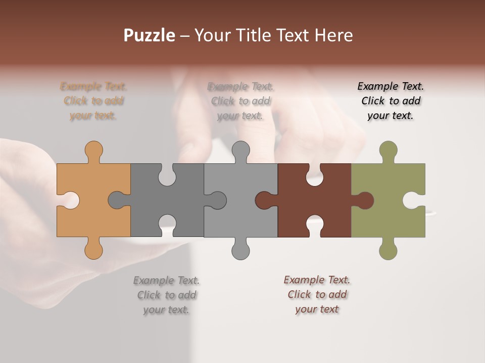 Display Male White PowerPoint Template