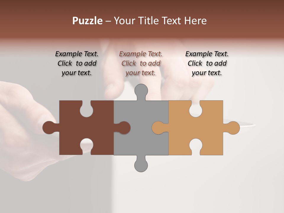 Display Male White PowerPoint Template