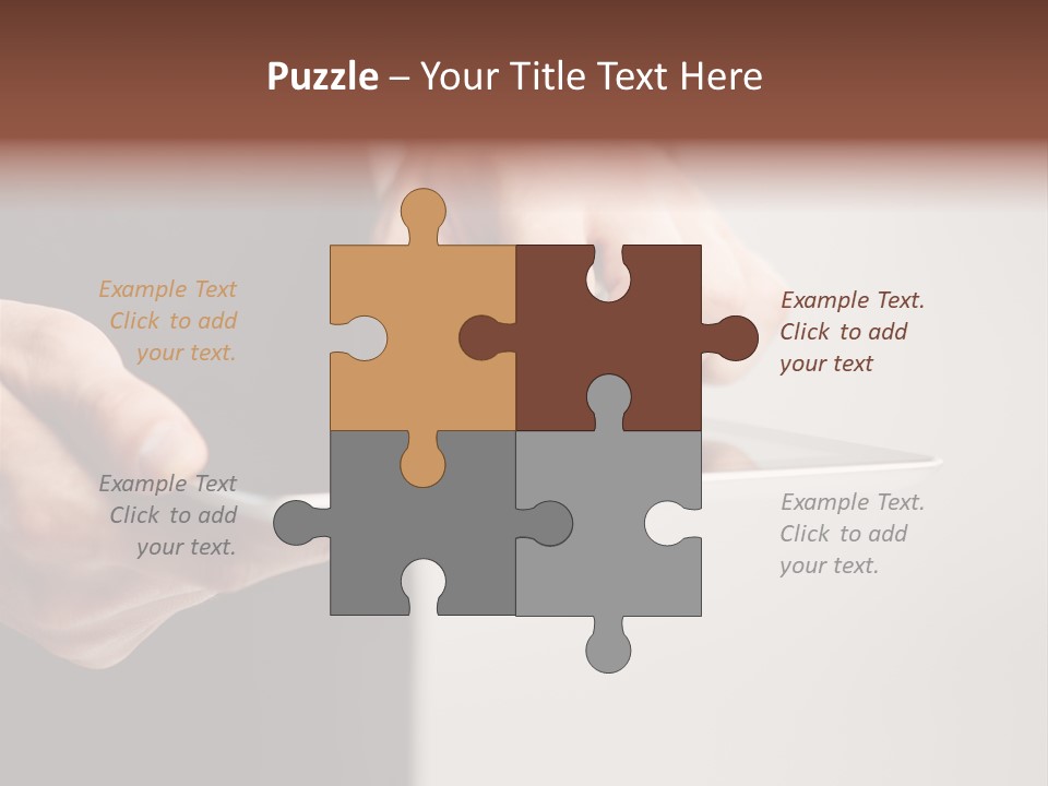 Display Male White PowerPoint Template