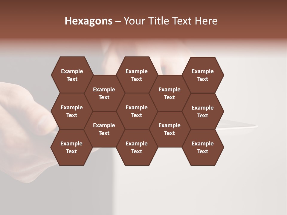 Display Male White PowerPoint Template