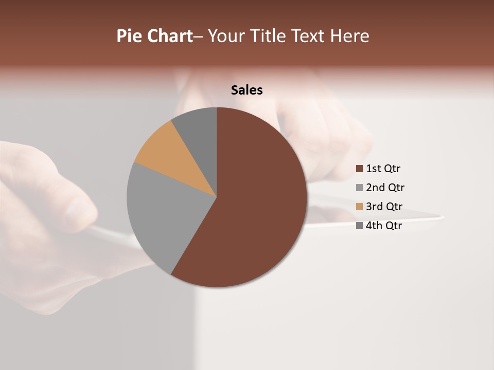 Display Male White PowerPoint Template