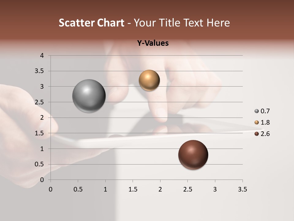 Display Male White PowerPoint Template