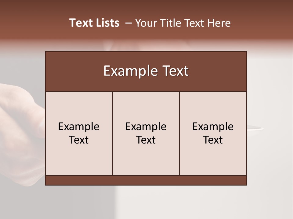 Display Male White PowerPoint Template
