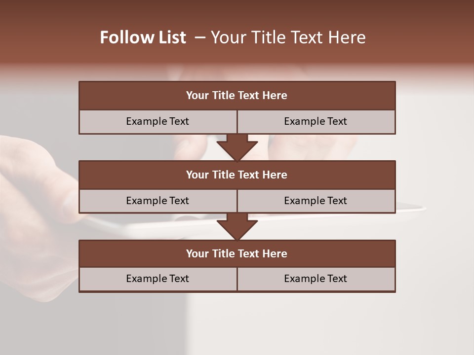 Display Male White PowerPoint Template