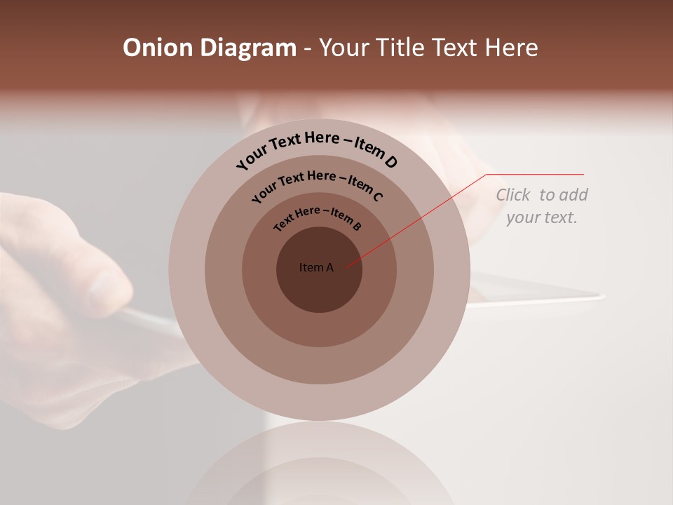 Display Male White PowerPoint Template
