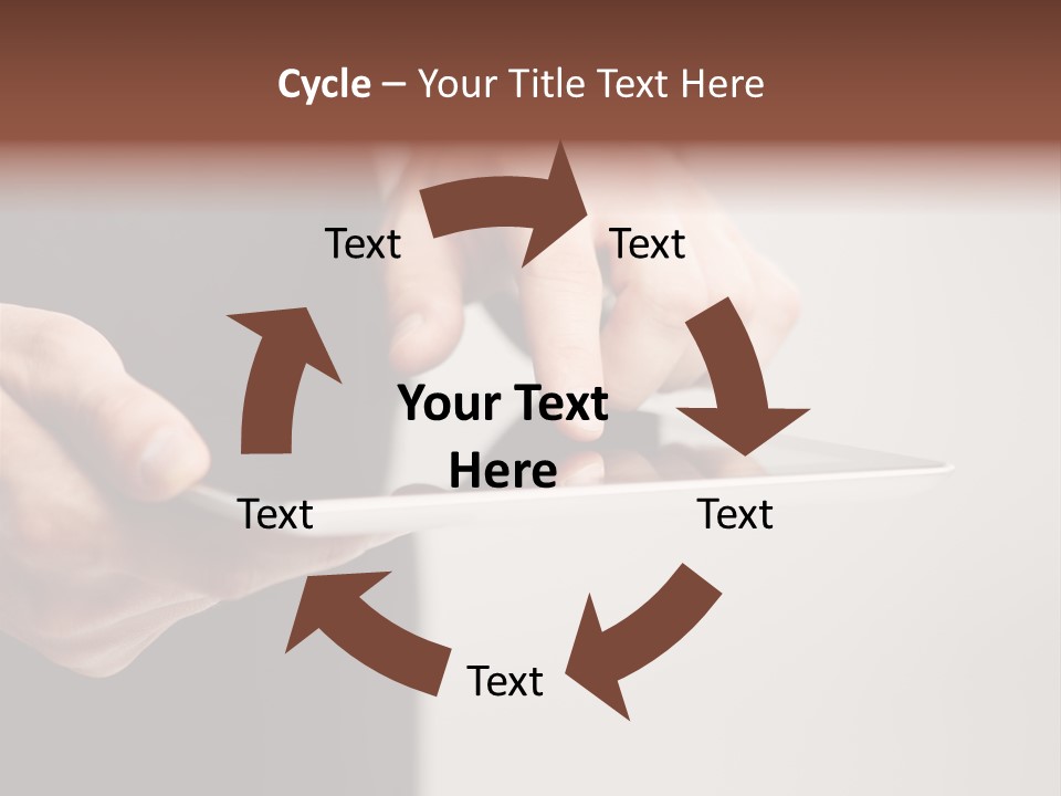 Display Male White PowerPoint Template