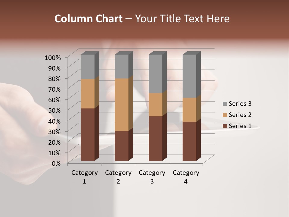 Display Male White PowerPoint Template