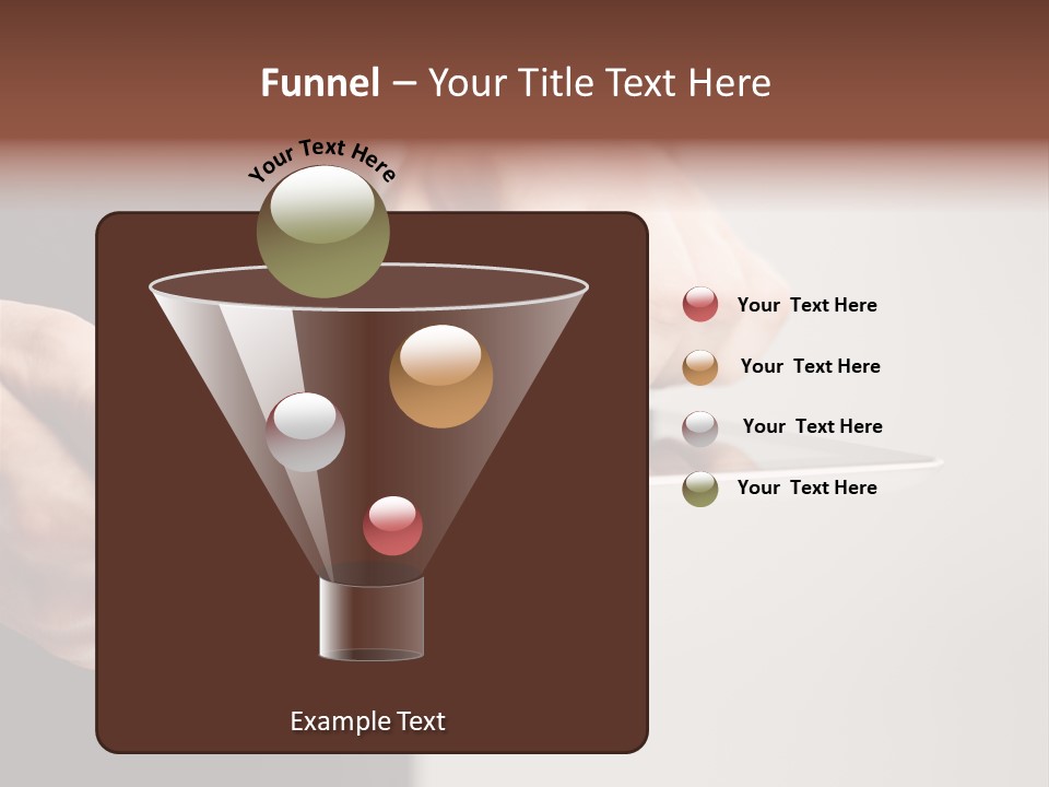 Display Male White PowerPoint Template