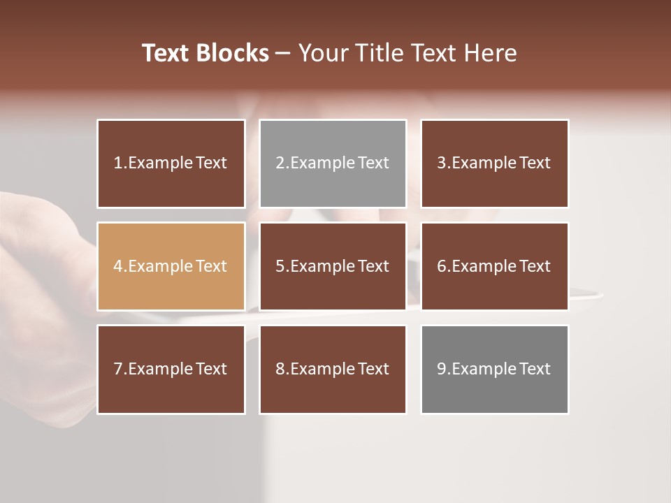 Display Male White PowerPoint Template