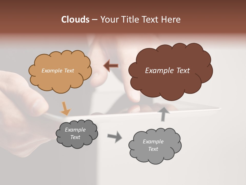 Display Male White PowerPoint Template