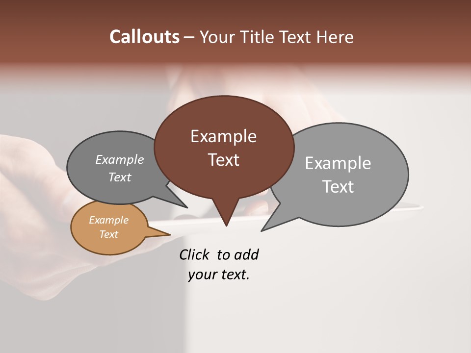 Display Male White PowerPoint Template