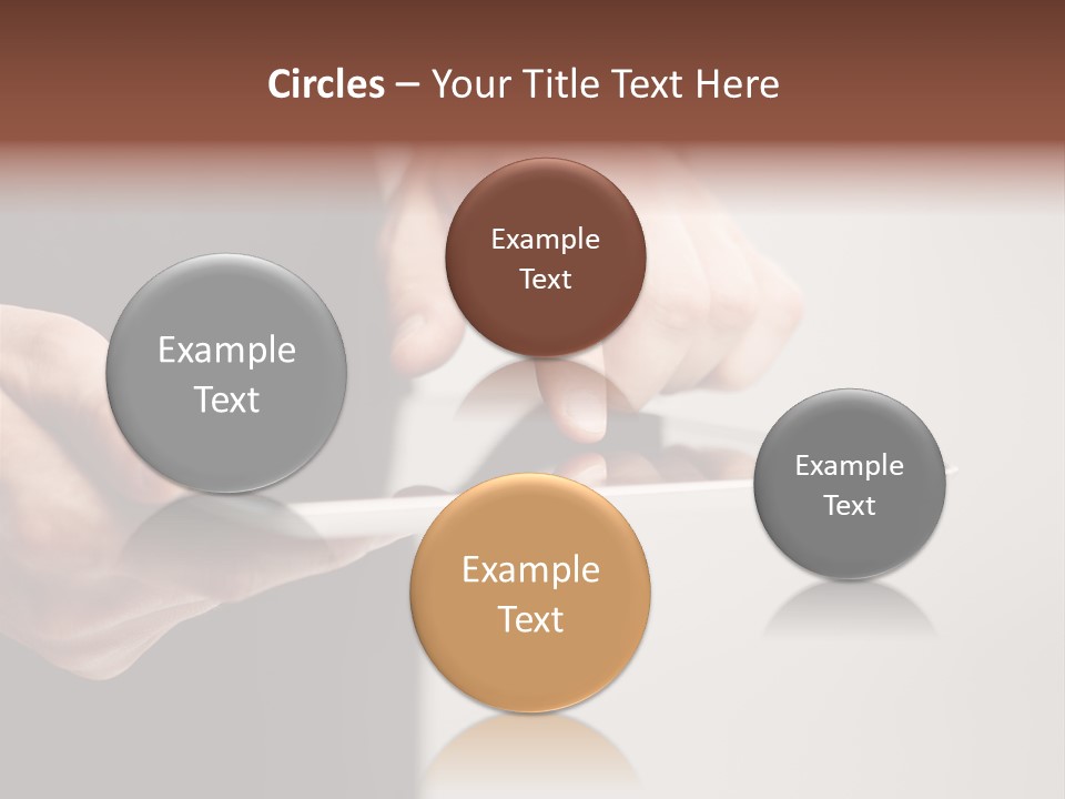 Display Male White PowerPoint Template