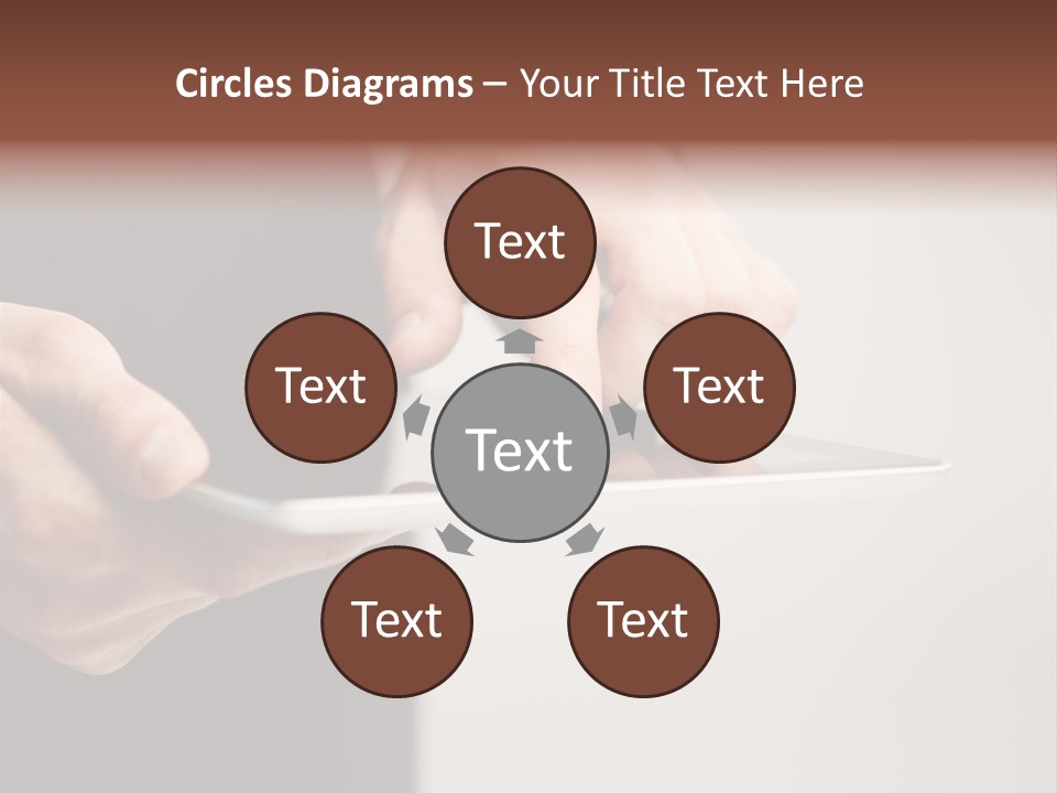 Display Male White PowerPoint Template