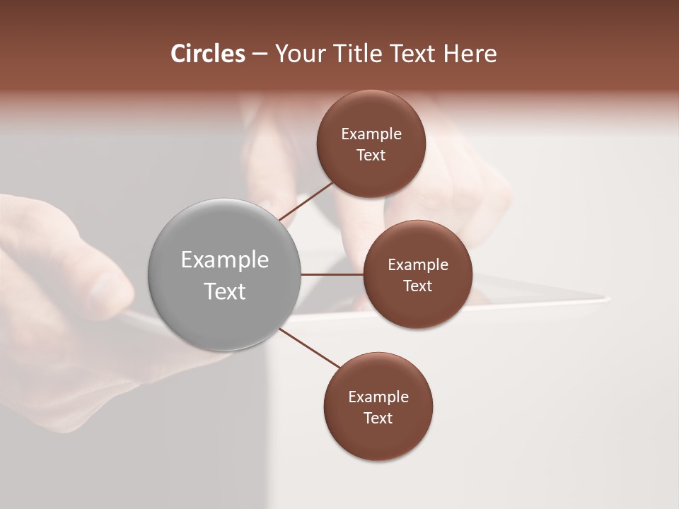 Display Male White PowerPoint Template