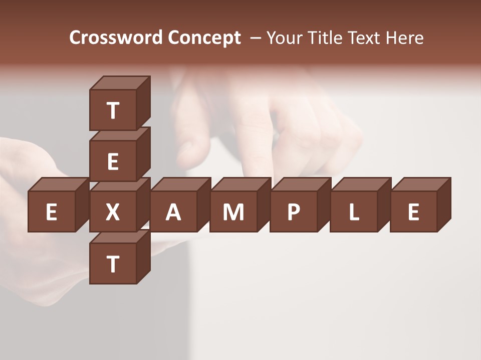 Display Male White PowerPoint Template