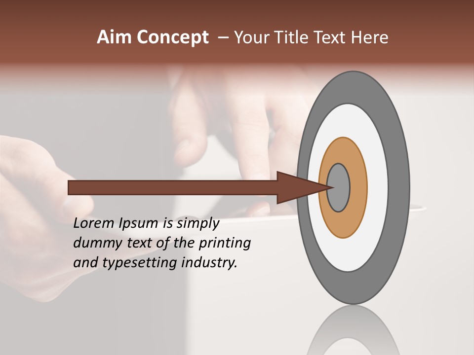 Display Male White PowerPoint Template