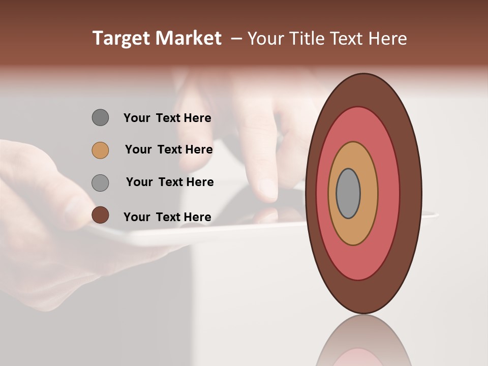 Display Male White PowerPoint Template