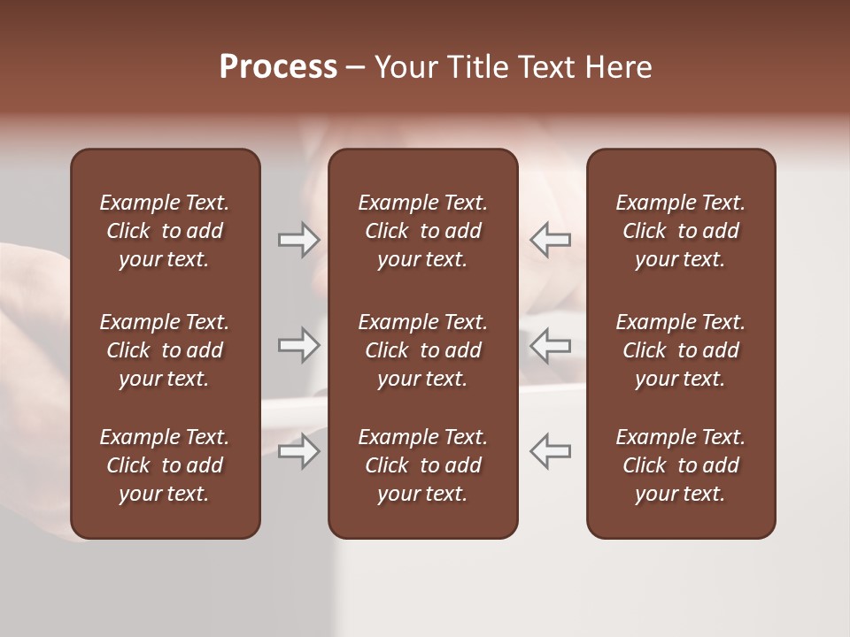Display Male White PowerPoint Template