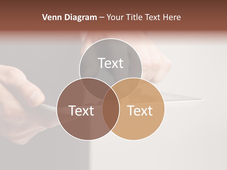 Display Male White PowerPoint Template