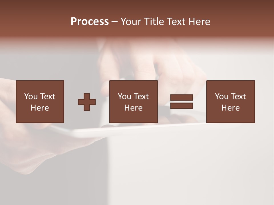 Display Male White PowerPoint Template