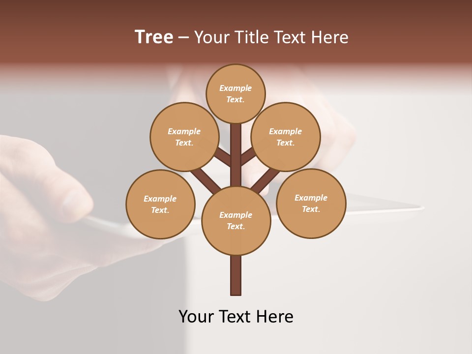 Display Male White PowerPoint Template