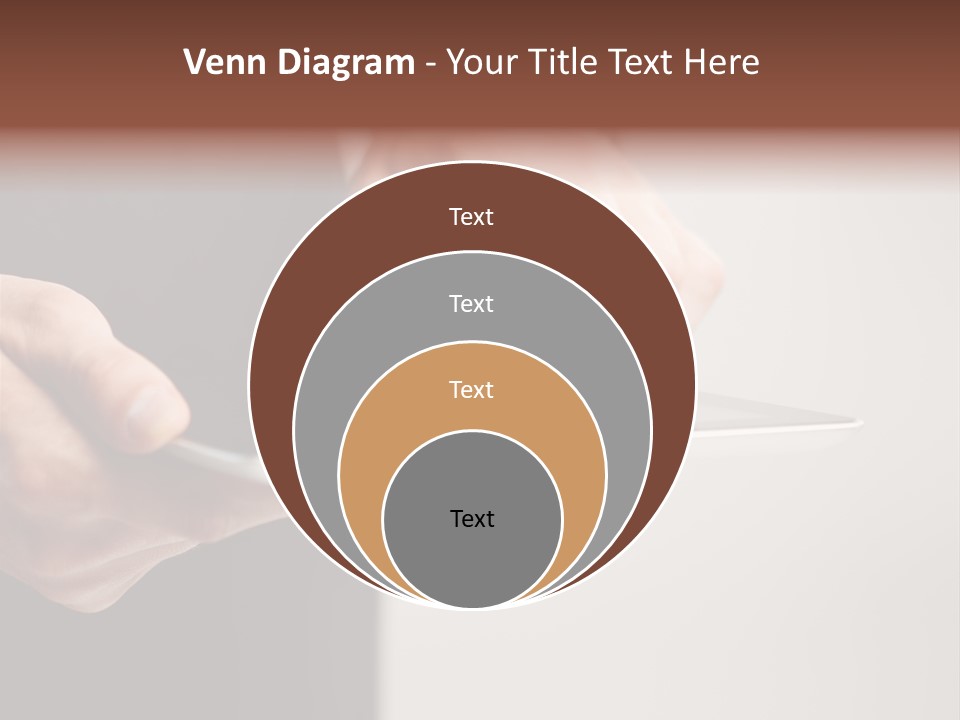 Display Male White PowerPoint Template