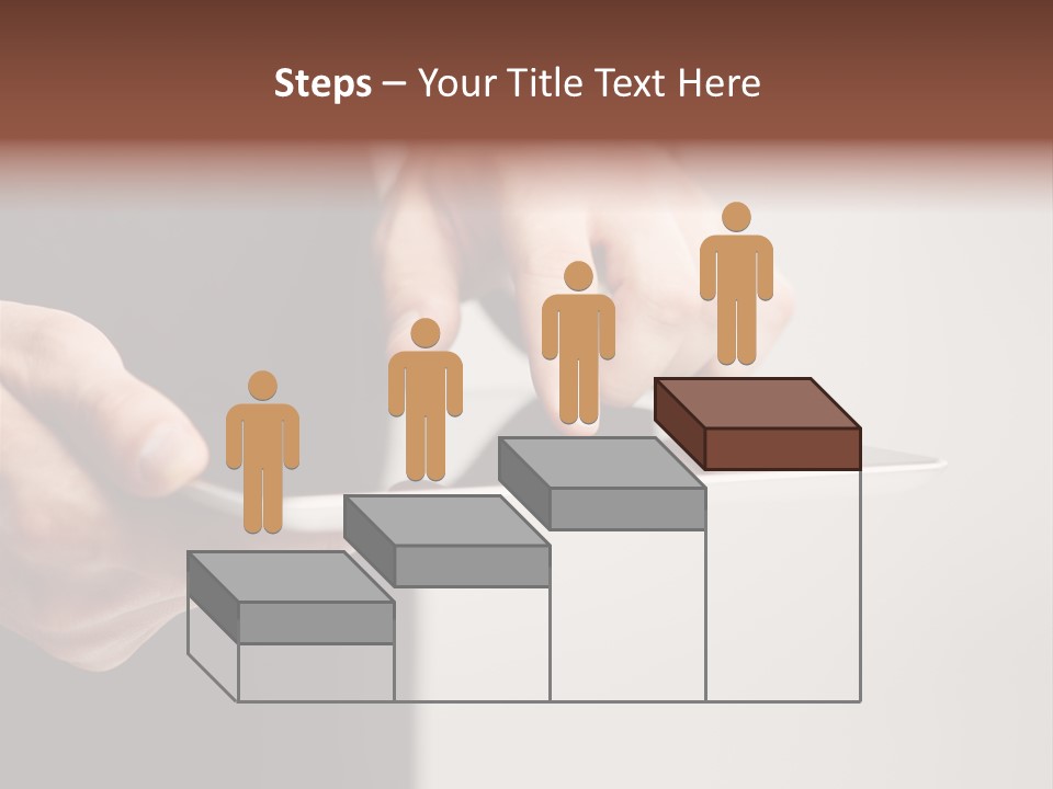 Display Male White PowerPoint Template