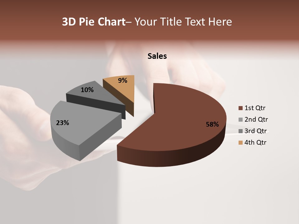 Display Male White PowerPoint Template