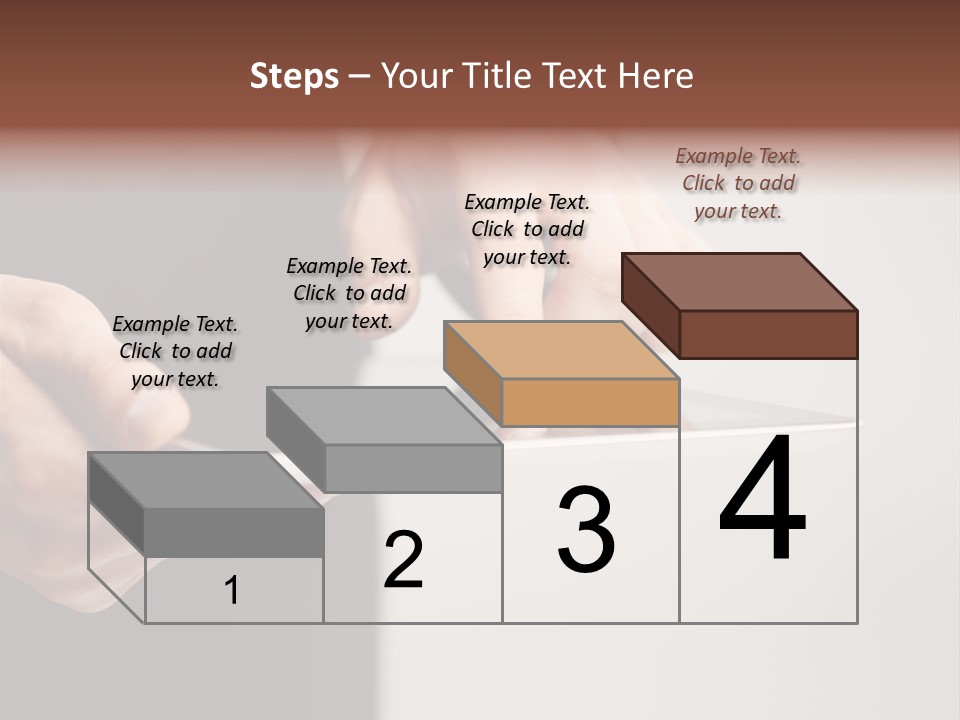 Display Male White PowerPoint Template