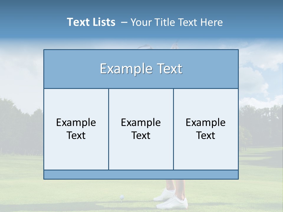 Woman Active Cup PowerPoint Template
