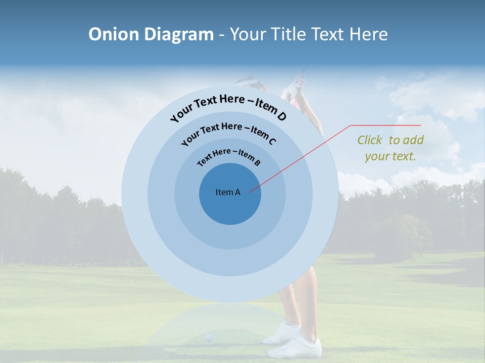 Woman Active Cup PowerPoint Template