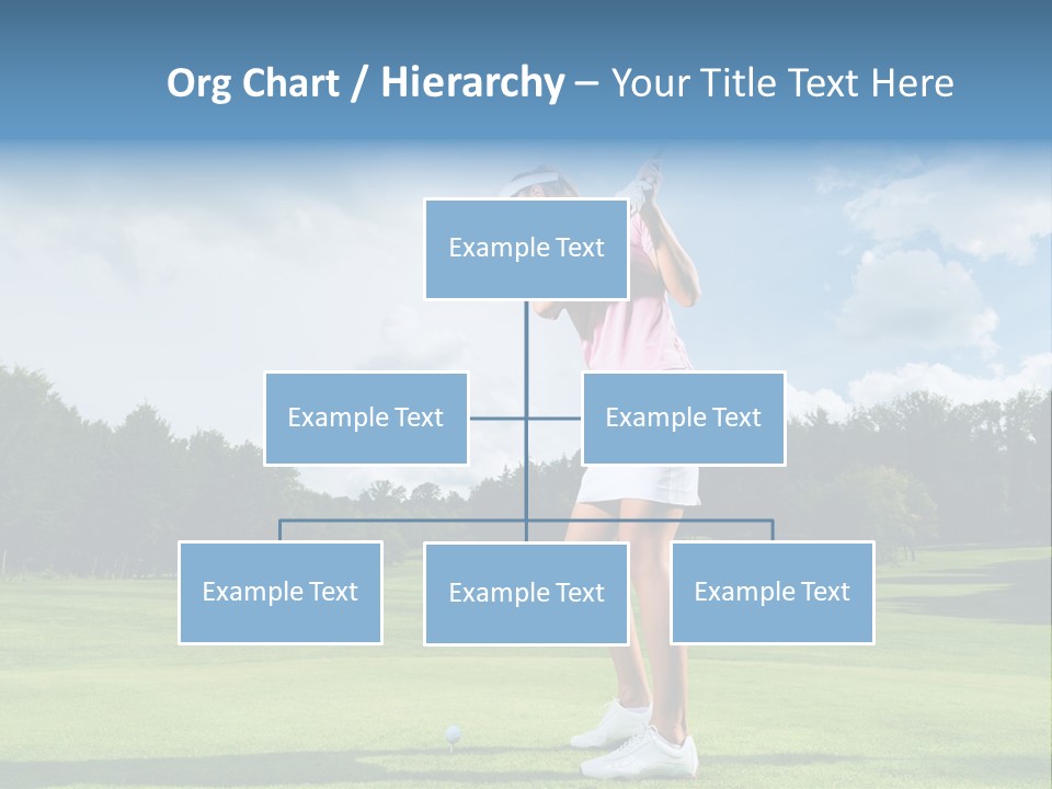 Woman Active Cup PowerPoint Template