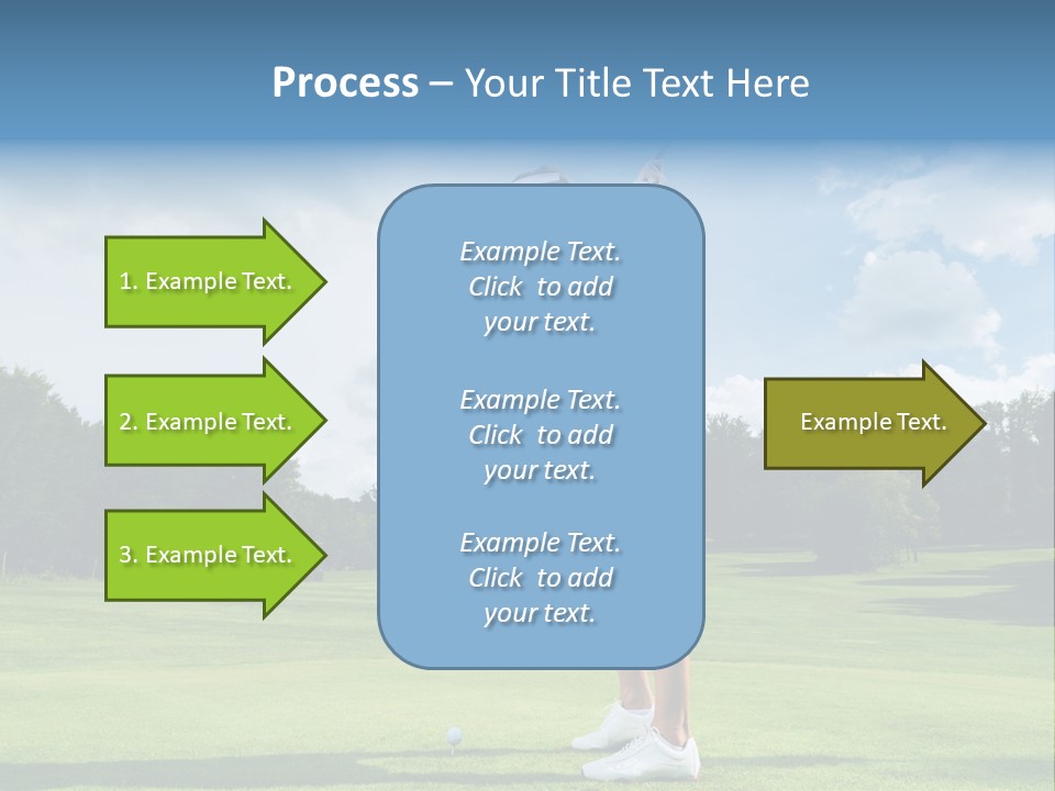 Woman Active Cup PowerPoint Template