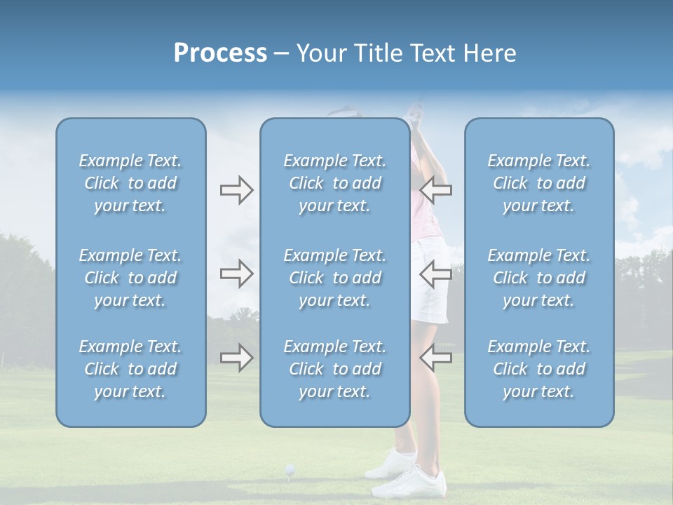 Woman Active Cup PowerPoint Template