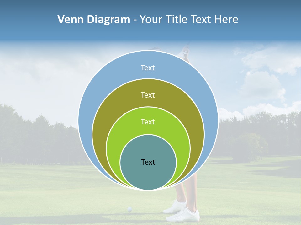 Woman Active Cup PowerPoint Template