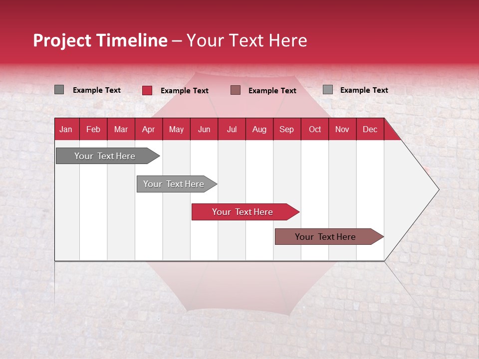 Girl Stand Caucasian PowerPoint Template