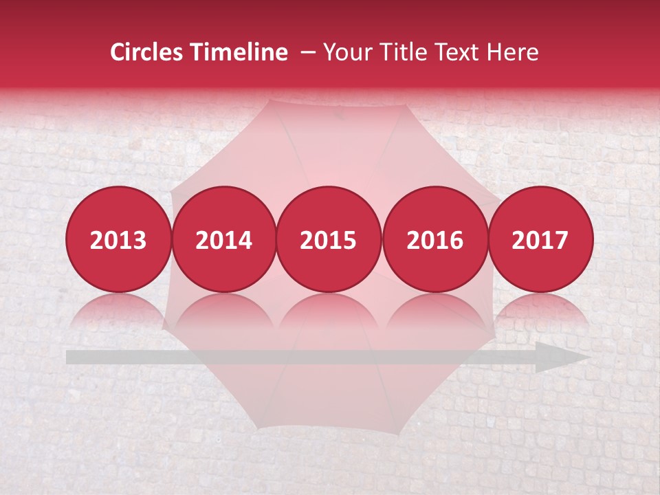 Girl Stand Caucasian PowerPoint Template