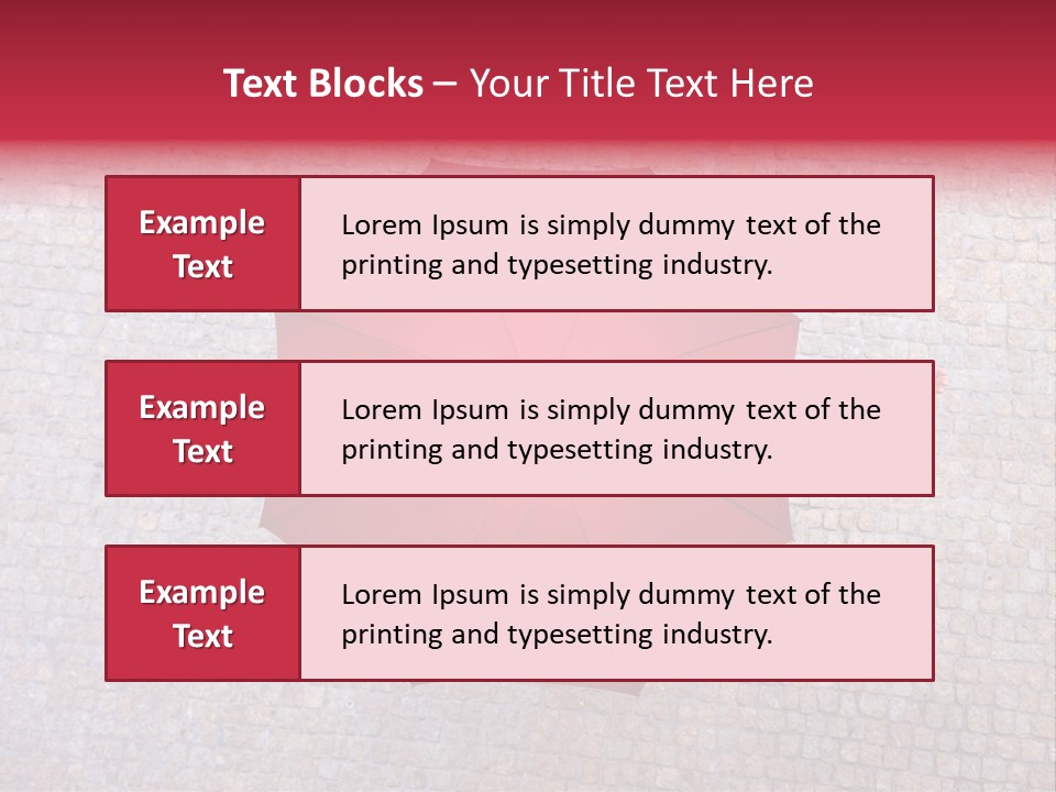 Girl Stand Caucasian PowerPoint Template
