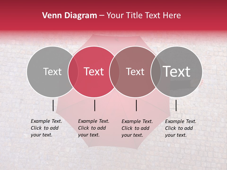 Girl Stand Caucasian PowerPoint Template