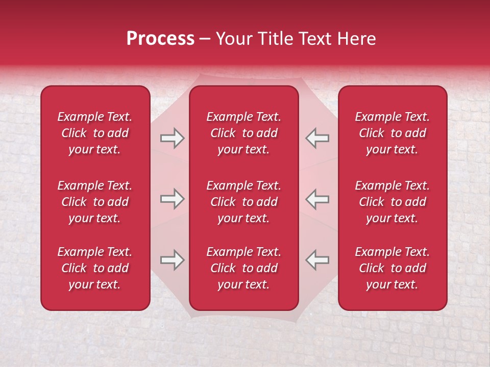 Girl Stand Caucasian PowerPoint Template