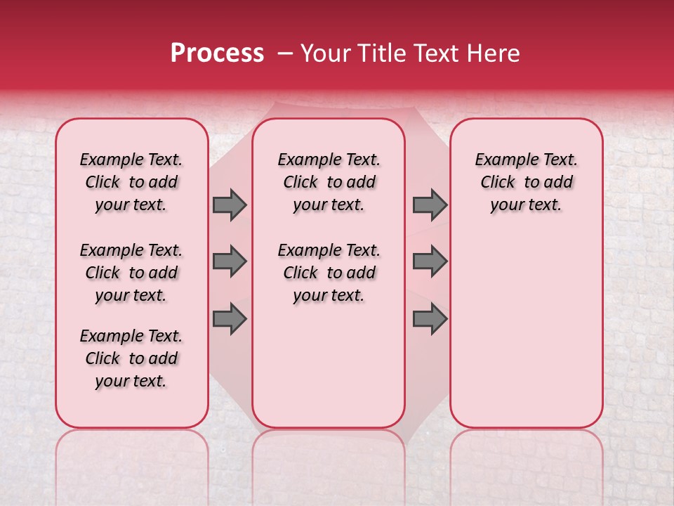 Girl Stand Caucasian PowerPoint Template