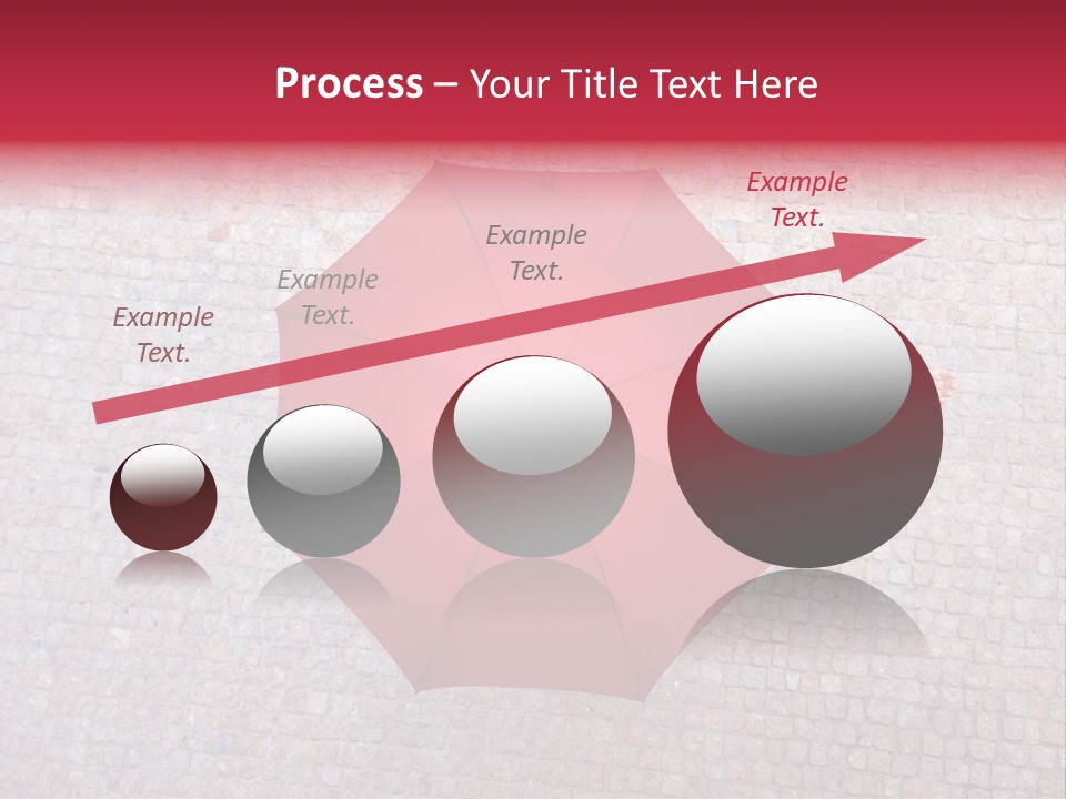 Girl Stand Caucasian PowerPoint Template