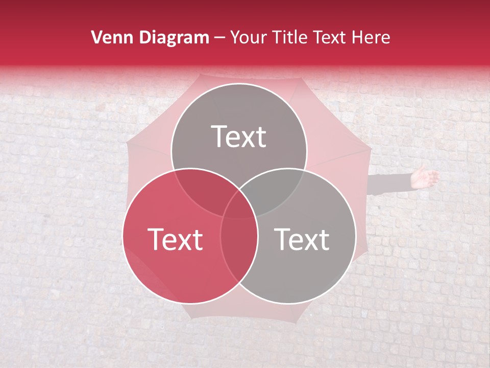 Girl Stand Caucasian PowerPoint Template