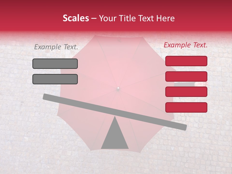 Girl Stand Caucasian PowerPoint Template