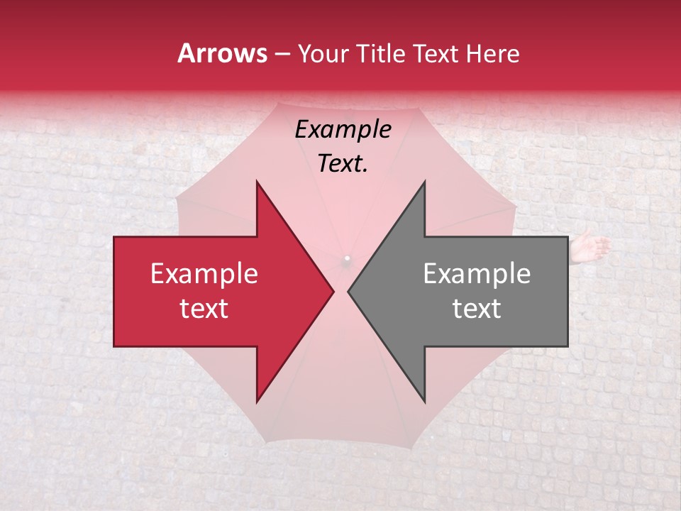 Girl Stand Caucasian PowerPoint Template