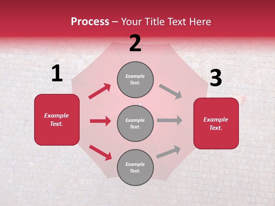 Girl Stand Caucasian PowerPoint Template