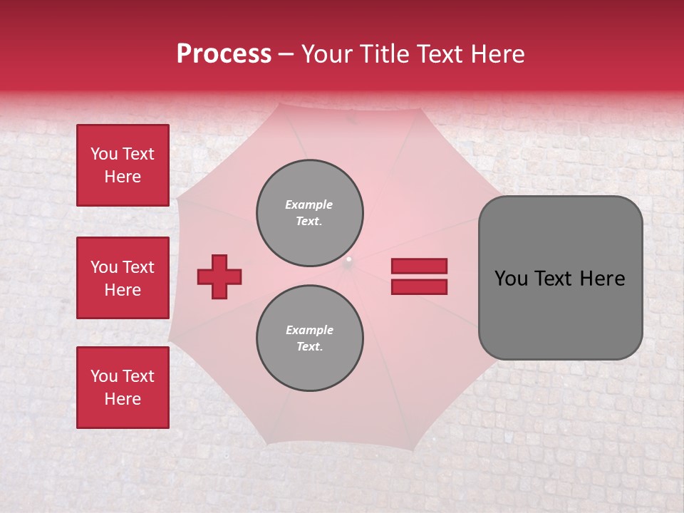 Girl Stand Caucasian PowerPoint Template