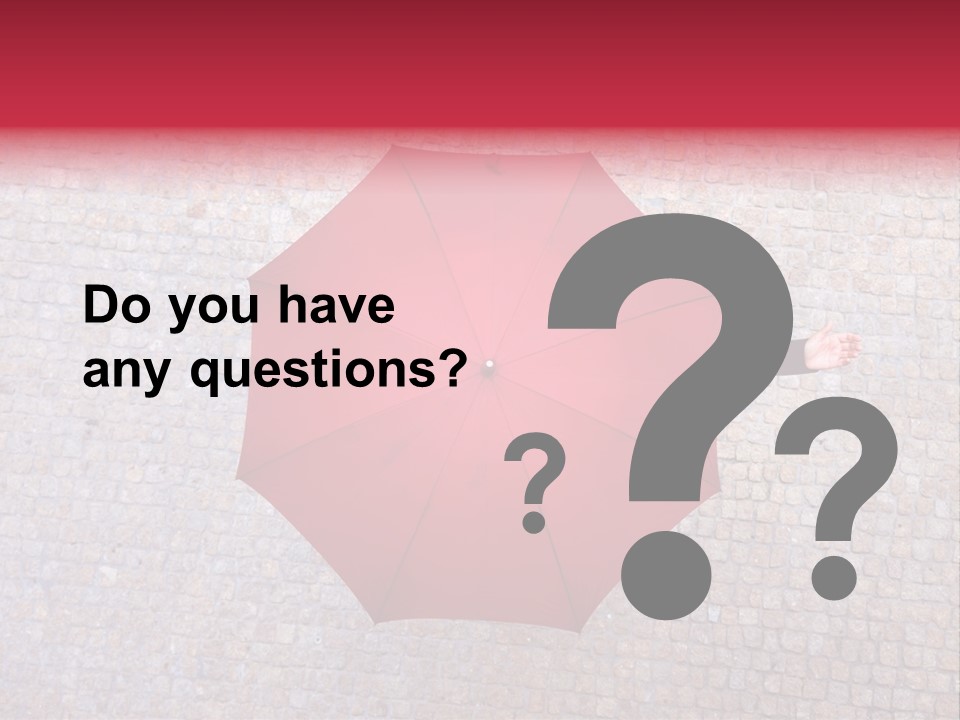 Girl Stand Caucasian PowerPoint Template