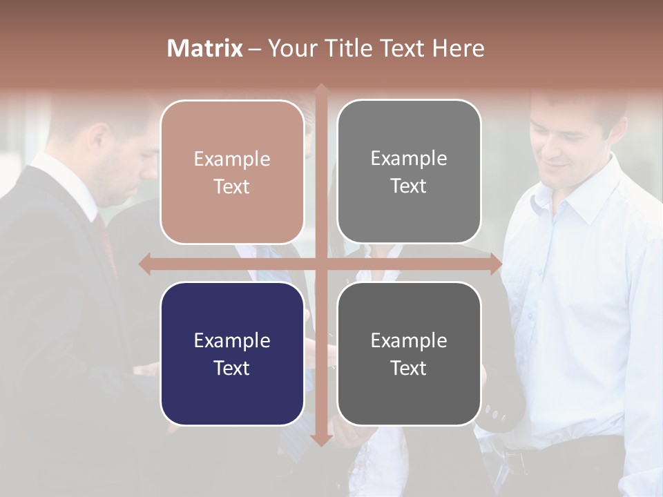 Corporate Discussing Together PowerPoint Template